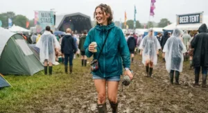 Lightweight and packable best waterproof coat ideal for a British summer music festival